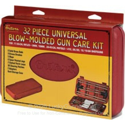 Large image of Outers Universal 32 Piece Blow Molded Cleaning Kit For Sale -  Universal Calibers - Outers Cleaning Kits For Sale