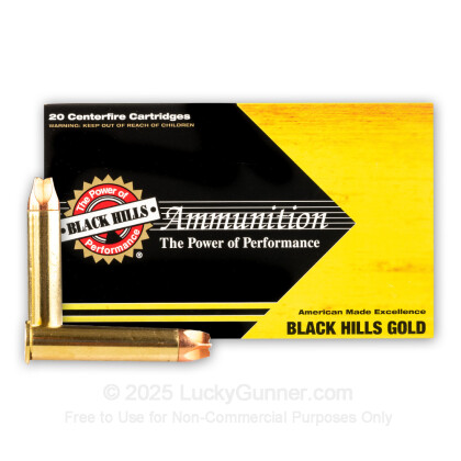 Large image of Premium 45-70 Government Ammo For Sale - 325 Grain HoneyBadger Ammunition in Stock by Black Hills Gold - 20 Rounds