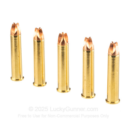 Large image of Premium 45-70 Government Ammo For Sale - 325 Grain HoneyBadger Ammunition in Stock by Black Hills Gold - 20 Rounds