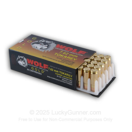 Image 2 of Wolf 7.62mm Tokarev Ammo