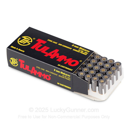 Large image of Cheap 9x18mm Mak Ammo For Sale - 92 Grain FMJ Ammunition in Stock by Tula - 1000 Rounds