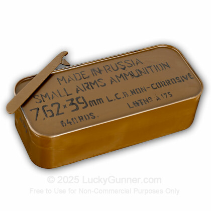 Image 1 of Tula Cartridge Works 7.62X39 Ammo