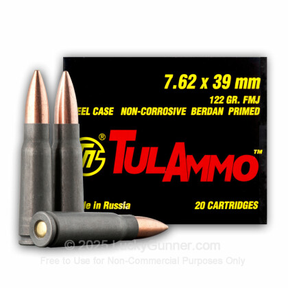 Image 5 of Tula Cartridge Works 7.62X39 Ammo