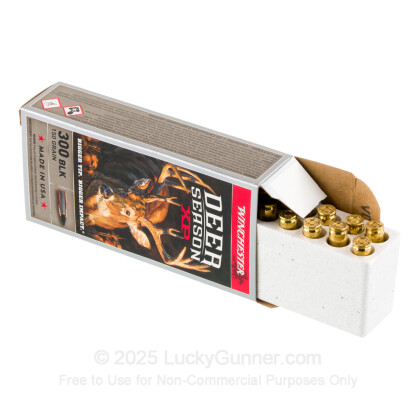 Large image of Bulk 300 AAC Blackout Ammo For Sale - 150 Grain Extreme Point Ammunition in Stock by Winchester Deer Season XP - 200 Rounds