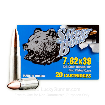 Image 1 of Silver Bear 7.62X39 Ammo