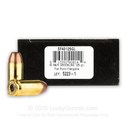 Image 2 of SinterFire .40 S&W (Smith & Wesson) Ammo