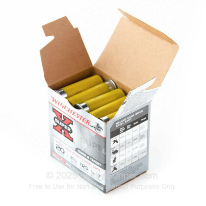 Large image of 20 Gauge Ammo - 2-3/4" Steel Shot Game and Target shells - 73/4 oz - #7 - Winchester Super X - 25 Rounds