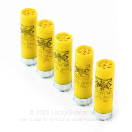 Large image of 20 Gauge Ammo - 2-3/4" Steel Shot Game and Target shells - 73/4 oz - #7 - Winchester Super X - 25 Rounds