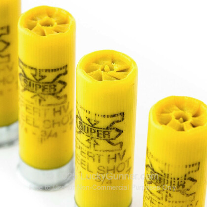 Large image of 20 Gauge Ammo - 2-3/4" Steel Shot Game and Target shells - 73/4 oz - #7 - Winchester Super X - 25 Rounds