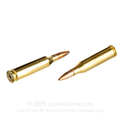 Large image of Premium 243 Ammo For Sale - 85 Grain HPBT GameKing Ammunition in Stock by HSM - 20 Rounds