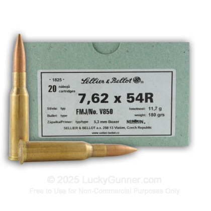 Image 1 of Sellier & Bellot 7.62x54r Ammo