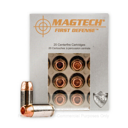 40 S&W Ammo - 130 gr JHP - Magtech First Defense 40 S&W