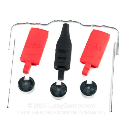 Large image of Champion Duraseal Spinner Targets For Sale - Row of 3 Self-Healing Bottle and Can Spinner Target In Stock