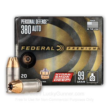 Image 2 of Federal .380 Auto (ACP) Ammo