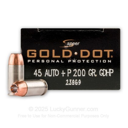 Image 1 of 45 ACP Ammo from Speer Image 1 of Speer .45 ACP (Auto) Ammo