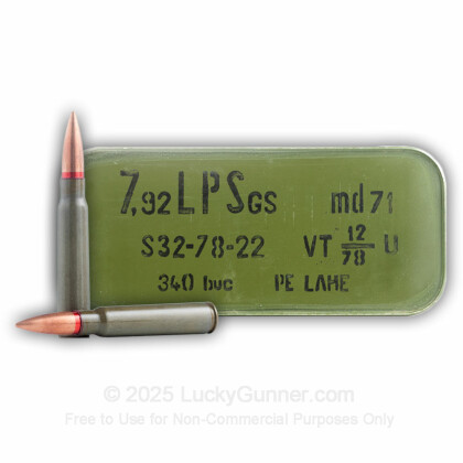 Image 1 of Romanian Military Surplus 8mm Mauser (8x57mm JS) Ammo