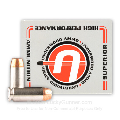 Large image of Underwood Full Power 10mm Auto Ammo For Sale - 180 Grain JHP Ammunition in Stock by Underwood Loaded with Speer Gold Dot Bullets - 20 Rounds