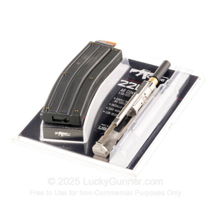 Large image of Stainless Steel CMMG AR-15 .22 Long Rifle Conversion Kit Bravo For Sale - 1 Magazine