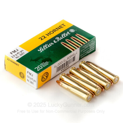 Image 3 of Sellier & Bellot .22 Hornet Ammo