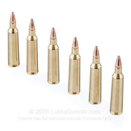 Large image of Premium 22-250 Rem Ammo For Sale - 55 Grain Soft Point Ammunition in Stock by Federal Fusion - 20 Rounds