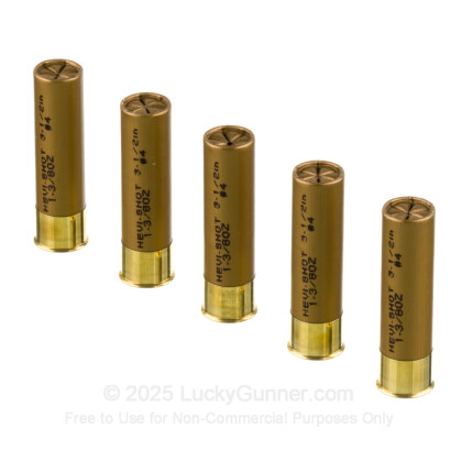 Large image of Premium 12 Gauge Ammo For Sale - 3-1/2” 1-3/8oz. #4 Shot Ammunition in Stock by Hevi-Shot Duck - 10 Rounds