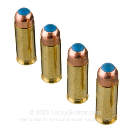 Large image of Premium 38 Super Ammo For Sale - 80 Grain Safety Slug Ammunition in Stock by Glaser Blue - 6 Rounds