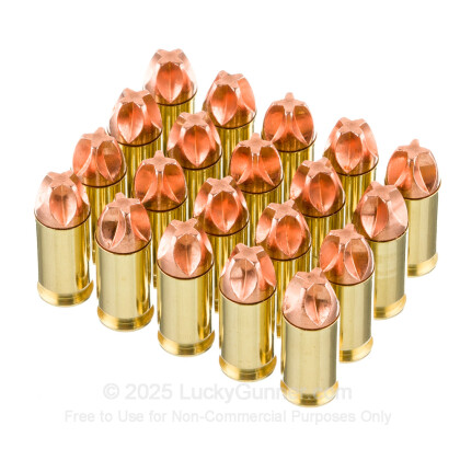 Large image of Premium 45 ACP Ammo For Sale - 135 Grain HoneyBadger Ammunition in Stock by Black Hills - 20 Rounds