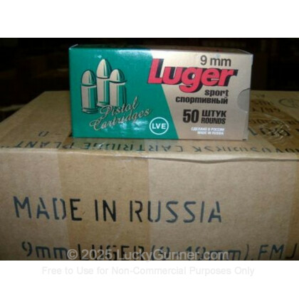 Image 1 of LVE 9mm Luger (9x19) Ammo