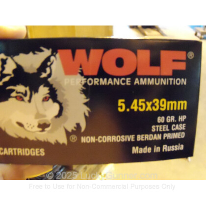 Image 2 of Wolf 5.45x39 Russian Ammo