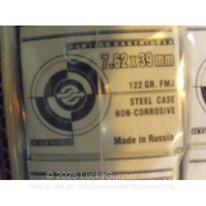 Image 1 of Ulyanovsk 7.62X39 Ammo
