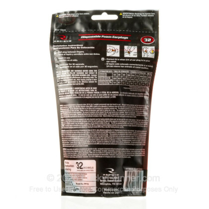 Large image of Cheap Disposable Hearing Protection For Sale - Foam 32 NRR Earplugs in Stock by Radians Safety Resistor 32 - 50 Pair