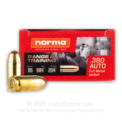 Image 2 of Norma .380 Auto (ACP) Ammo