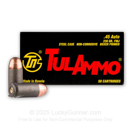 Image 1 of Tula Cartridge Works .45 ACP (Auto) Ammo