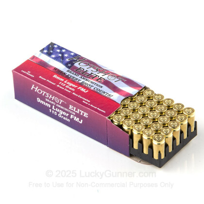 Image 3 of Hotshot Ammunition 9mm Luger (9x19) Ammo