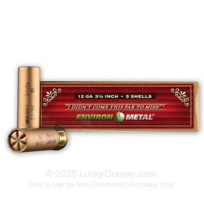 Large image of Premium 12 Gauge Ammo For Sale - 3-1/2" 2-1/4 oz. #6 Shot Ammunition in Stock by Hevi-Shot Hevi-13 Turkey - 5 Rounds