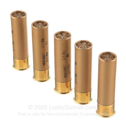 Large image of Premium 12 Gauge Ammo For Sale - 3-1/2" 2-1/4 oz. #6 Shot Ammunition in Stock by Hevi-Shot Hevi-13 Turkey - 5 Rounds