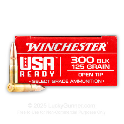 Large image of Winchester .300 Blackout Ammo For Sale - 125gr OT - 200rds