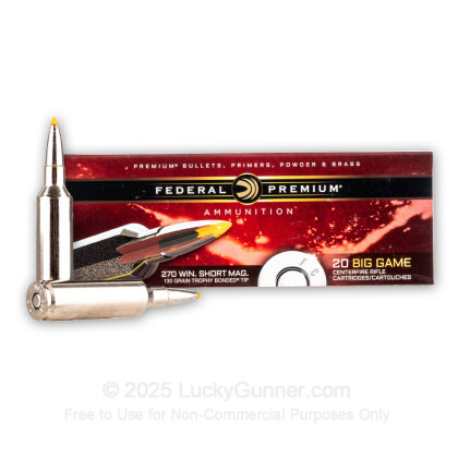 Image 1 of Federal .270 Winchester Short Magnum Ammo