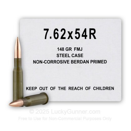Image 2 of Wolf 7.62x54r Ammo