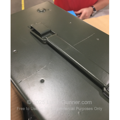 Large image of 50 Cal Green Damaved Mil-Spec M2A1 Ammo Can For Sale
