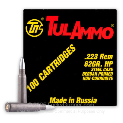 Image 2 of Tula Cartridge Works .223 Remington Ammo