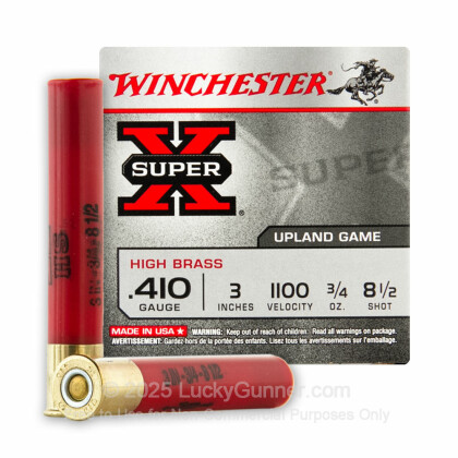 Large image of 410 Bore Ammo - Winchester Super-X 3" #8.5 Shot - 25 Rounds