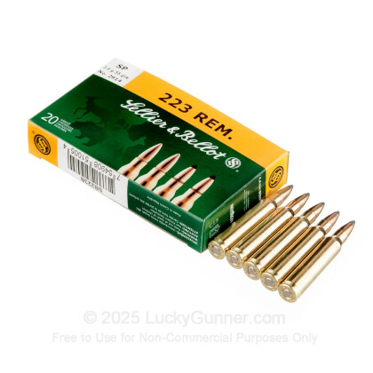 Image 3 of Sellier & Bellot .223 Remington Ammo