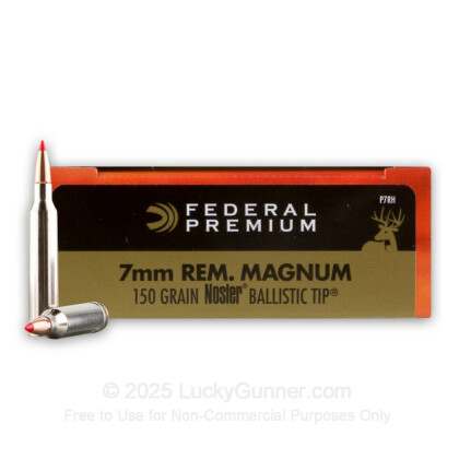 Image 1 of Federal 7mm Remington Magnum Ammo