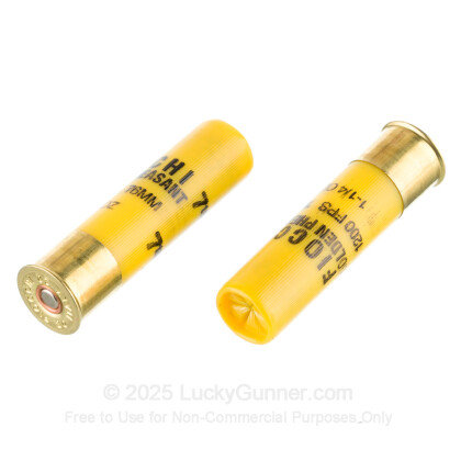 Large image of Premium 20 Gauge Ammo For Sale - 3” 1-1/4oz. #7.5 Shot Ammunition in Stock by Fiocchi Golden Pheasant - 25 Rounds