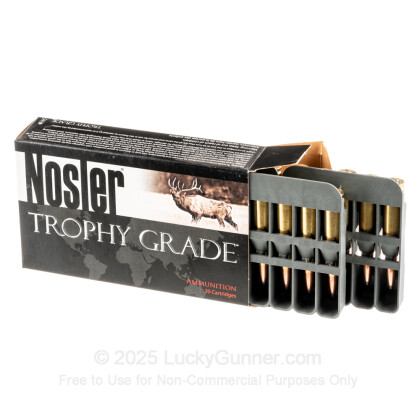 Large image of Premium 243 Win Ammo For Sale - 85 Grain PSP Ammunition in Stock by Nosler Custom - 20 Rounds