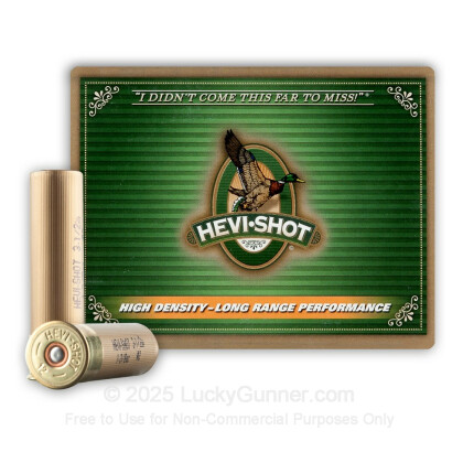 Large image of Premium 12 Gauge Ammo For Sale - 3-1/2" 1-3/8 oz. #2 Shot Ammunition in Stock by Hevi-Shot Hevi-Metal Waterfowl - 10 Rounds