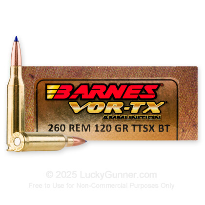 Image 1 of Barnes .260 Remington Ammo