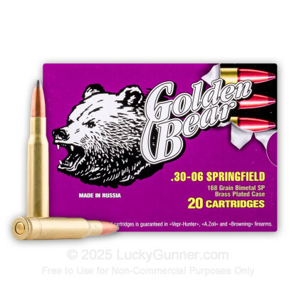 Image 1 of Golden Bear .30-06 Ammo
