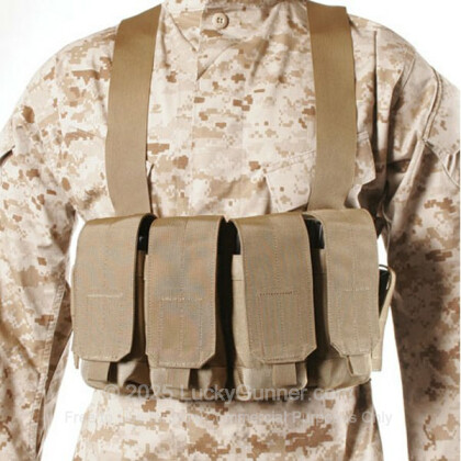 Large image of Chest Pouch - Magazine Carrier - AK - Blackhawk - Coyote Tan For Sale
